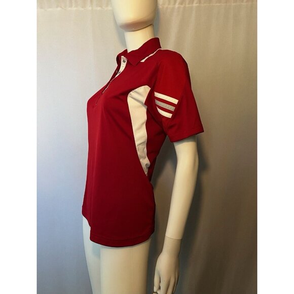 ADIDAS Men's Polo Shirt Red Short Sleeve Athletic S - Picture 6 of 9